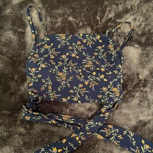 Tilly’s Floral Crop Tank Top